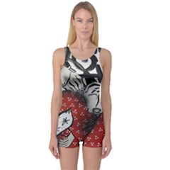 graffiti - One Piece Boyleg Swimsuit