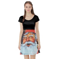 graffiti - Short Sleeve Skater Dress