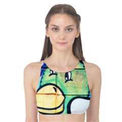 graffiti - Tank Bikini Top