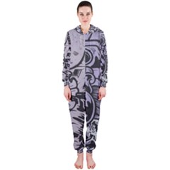 graffiti  - Hooded Jumpsuit (Ladies)