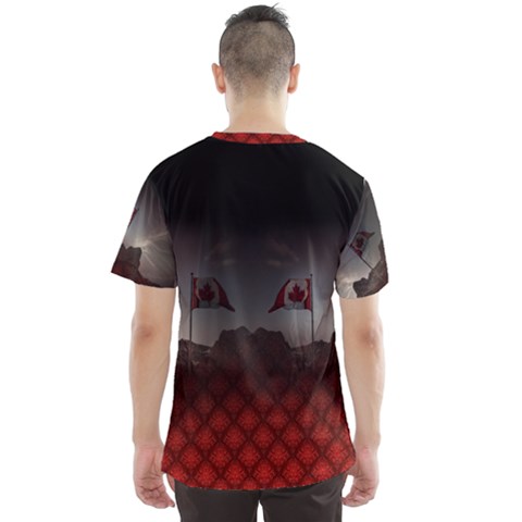 Men s Sport Mesh T-Shirt Back