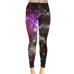 Allover Print Galaxy Leggings - Everyday Leggings 