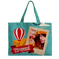 travel - Zipper Mini Tote Bag