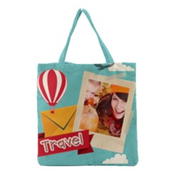 travel - Grocery Tote Bag