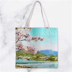 Zipper Grocery Tote Bag 