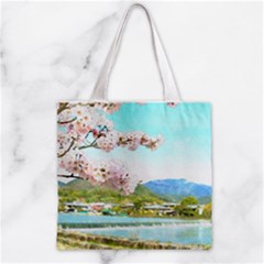 Zipper Grocery Tote Bag 