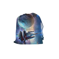 star realms bag - Drawstring Pouch (Medium)