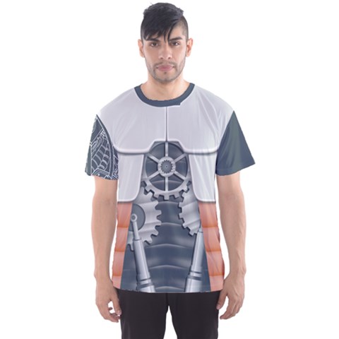 Men s Sport Mesh T-Shirt Front