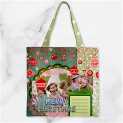 XMAS - Zipper Grocery Tote Bag