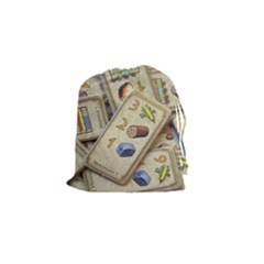 Tzolkin_StartTokens_S - Drawstring Pouch (Small)