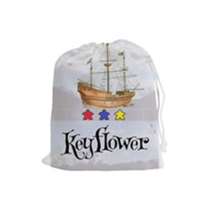 Keyflower Meeples - Drawstring Pouch (Large)
