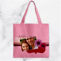 Zipper Grocery Tote Bag 