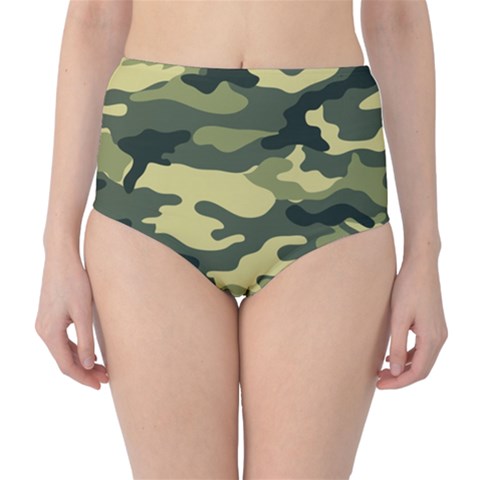 Classic High-Waist Bikini Bottoms 