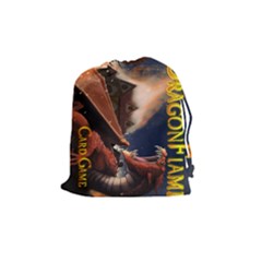 dragon flame - Drawstring Pouch (Medium)