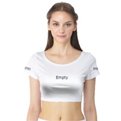 Short Sleeve Crop Top