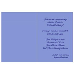 Greeting Card 5  x 7  