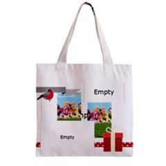 Zipper Grocery Tote Bag 