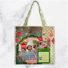 Zipper Grocery Tote Bag 