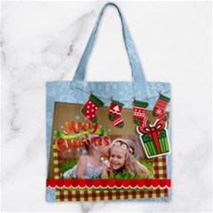 Zipper Grocery Tote Bag 