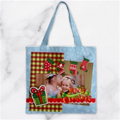 Zipper Grocery Tote Bag 