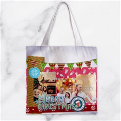 xmas - Zipper Grocery Tote Bag