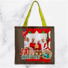 Zipper Grocery Tote Bag 