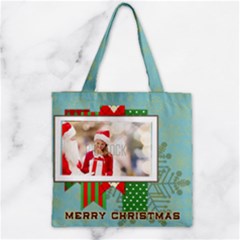 Zipper Grocery Tote Bag 