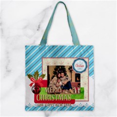 Zipper Grocery Tote Bag 