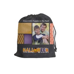 halloween - Drawstring Pouch (Large) halloween - Drawstring Pouch (Large)