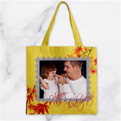 fall - Zipper Grocery Tote Bag