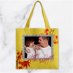 Zipper Grocery Tote Bag 