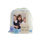 thank you - Drawstring Pouch (Large)