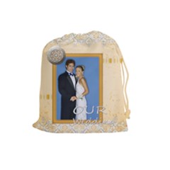 wedding - Drawstring Pouch (Large)