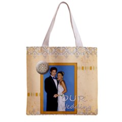 wedding - Zipper Grocery Tote Bag
