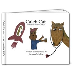 Caleb Cat and other creative abcs - 7x5 Photo Book (20 pages)