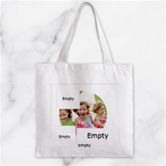 Zipper Grocery Tote Bag 