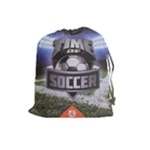 Time of soccer - Level 4 - Drawstring Pouch (Large)