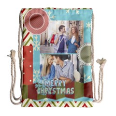 xmas - Drawstring Bag (Large)