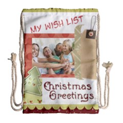 xmas - Drawstring Bag (Large)