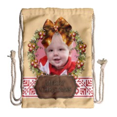 xmas - Drawstring Bag (Large)