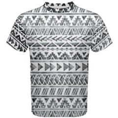 black pattern - Men s Cotton T-Shirt