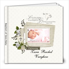 Zara Baptism - 8x8 Photo Book (20 pages)