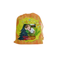 xmas - Drawstring Pouch (Medium)