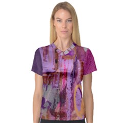 V-Neck Sport Mesh T-Shirt
