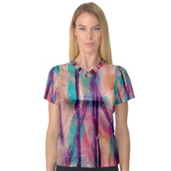 V-Neck Sport Mesh T-Shirt