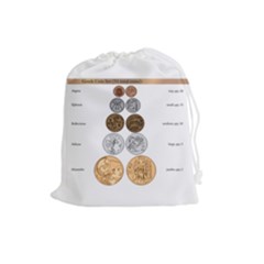 Greek Coin Bag - Drawstring Pouch (Large)