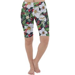 flower - Cropped Leggings 