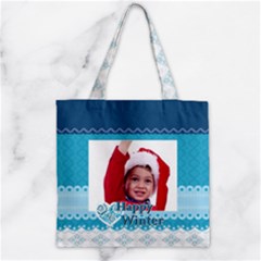 Zipper Grocery Tote Bag 