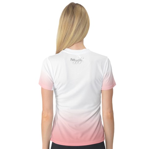 V-Neck Sport Mesh T-Shirt 