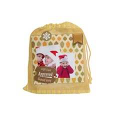 xmas - Drawstring Pouch (Large) xmas - Drawstring Pouch (Large)
